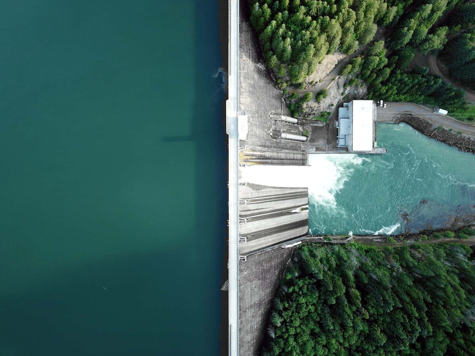 aerial photography of body of water